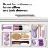 imageOXO Good Grips 4Piece Complete Adjustable Drawer Bin Set with Removable DividersWhite