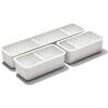 imageOXO Good Grips 4Piece Complete Adjustable Drawer Bin Set with Removable DividersWhite
