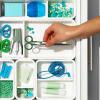 imageOXO Good Grips 4Piece Complete Adjustable Drawer Bin Set with Removable DividersWhite