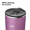 imageOXO Strive 16oz Insulated Tumbler with Sliding Lid  AquamarineAmethyst