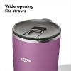 imageOXO Strive 16oz Insulated Tumbler with Sliding Lid  AquamarineAmethyst