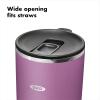 imageOXO Strive 16oz Insulated Tumbler with Sliding Lid  AquamarineAmethyst