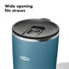 imageOXO Strive 16oz Insulated Tumbler with Sliding Lid  AquamarineAquamarine