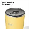 imageOXO Strive 16oz Insulated Tumbler with Sliding Lid  AquamarineCitrine