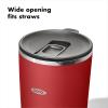 imageOXO Strive 16oz Insulated Tumbler with Sliding Lid  AquamarineGarnet