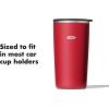imageOXO Strive 16oz Insulated Tumbler with Sliding Lid  AquamarineGarnet