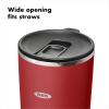 imageOXO Strive 16oz Insulated Tumbler with Sliding Lid  AquamarineGarnet