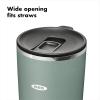 imageOXO Strive 16oz Insulated Tumbler with Sliding Lid  AquamarineJade