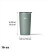 imageOXO Strive 16oz Insulated Tumbler with Sliding Lid  AquamarineJade