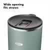 imageOXO Strive 16oz Insulated Tumbler with Sliding Lid  AquamarineJade