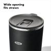 imageOXO Strive 16oz Insulated Tumbler with Sliding Lid  AquamarineOnyx