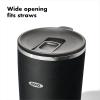 imageOXO Strive 16oz Insulated Tumbler with Sliding Lid  AquamarineOnyx