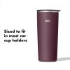 imageOXO Strive 16oz Insulated Tumbler with Sliding Lid  AquamarinePurple Garnet