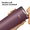 imageOXO Strive 16oz Insulated Tumbler with Sliding Lid  AquamarinePurple Garnet