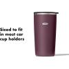 imageOXO Strive 16oz Insulated Tumbler with Sliding Lid  AquamarinePurple Garnet