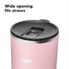 imageOXO Strive 16oz Insulated Tumbler with Sliding Lid  AquamarineRose Quartz