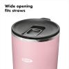 imageOXO Strive 16oz Insulated Tumbler with Sliding Lid  AquamarineRose Quartz