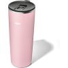 imageOXO Strive 16oz Insulated Tumbler with Sliding Lid  AquamarineRose Quartz