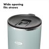 imageOXO Strive 16oz Insulated Tumbler with Sliding Lid  AquamarineSlate