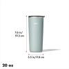 imageOXO Strive 16oz Insulated Tumbler with Sliding Lid  AquamarineSlate