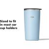 imageOXO Strive 16oz Insulated Tumbler with Sliding Lid  AquamarineTopaz Blue