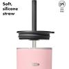 imageOXO Strive 24 Oz Insulated Tumbler with Tumbler Straw Lid  Rose QuartzRose Quartz