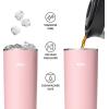 imageOXO Strive 24 Oz Insulated Tumbler with Tumbler Straw Lid  Rose QuartzRose Quartz