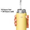 imageOXO Strive 24oz Wide Mouth Water Bottle with Straw Lid  QuartzCitrine