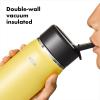 imageOXO Strive 24oz Wide Mouth Water Bottle with Straw Lid  QuartzCitrine