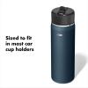 imageOXO Strive 24oz Wide Mouth Water Bottle with Straw Lid  QuartzDark Cobalt