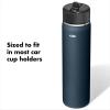 imageOXO Strive 24oz Wide Mouth Water Bottle with Straw Lid  QuartzDark Cobalt