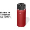 imageOXO Strive 24oz Wide Mouth Water Bottle with Straw Lid  QuartzGarnet