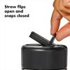 imageOXO Strive 24oz Wide Mouth Water Bottle with Straw Lid  QuartzJade