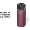 imageOXO Strive 24oz Wide Mouth Water Bottle with Straw Lid  QuartzPurple Garnet