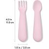 imageOXO Tot Mini Fork ampamp Spoon Set  BlossomBlossom