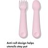 imageOXO Tot Mini Fork ampamp Spoon Set  BlossomBlossom