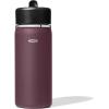 imageOXO Strive 24oz Wide Mouth Water Bottle with Straw Lid  QuartzPurple Garnet