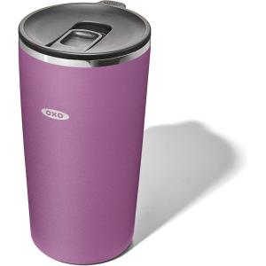 imageOXO Strive 16oz Insulated Tumbler with Sliding Lid  AquamarineAmethyst