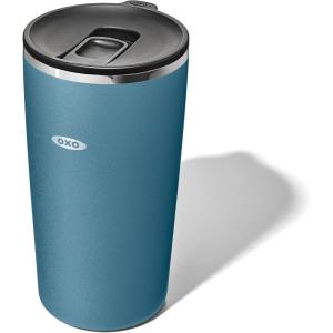 imageOXO Strive 16oz Insulated Tumbler with Sliding Lid  AquamarineAquamarine