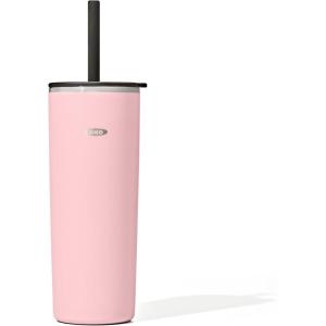 imageOXO Strive 24 Oz Insulated Tumbler with Tumbler Straw Lid  Rose QuartzRose Quartz