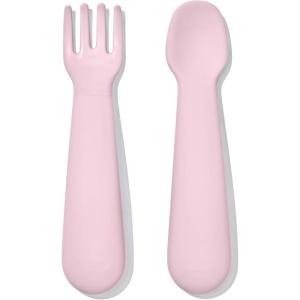imageOXO Tot Mini Fork ampamp Spoon Set  BlossomBlossom