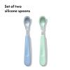 imageOXO Tot Feeding Spoon Set with Soft Silicone  Opal and DuskOpal and Dusk