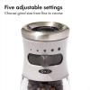 imageOXO Good Grips Contoured MessFree Pepper Grinder Adjustable Ceramic Grinder with Five Settings Black Pepper Mill for Home and Kitchen Spice Tool and Kitchen GadgetGray