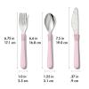imageOXO Tot Cutlery for Big Kids  OpalBlossom