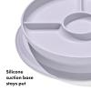 imageOXO Tot Stick amp Stay Suction Divided Plate  Lilac