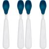 imageOXO Tot Feeding Spoon Set With Soft Silicone TealNavy