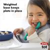 imageOXO Tot Silicone Divided Plate TealNavy