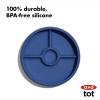 imageOXO Tot Silicone Divided Plate TealNavy