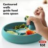 imageOXO Tot Silicone Divided Plate TealTeal