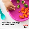 imageOXO Tot Silicone Plate TealPink